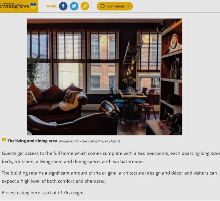 Boutique City Centre Flat By City Superhost Manchester Eksteriør billede